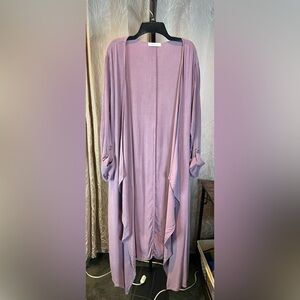 Lavender Long Sleeve Duster